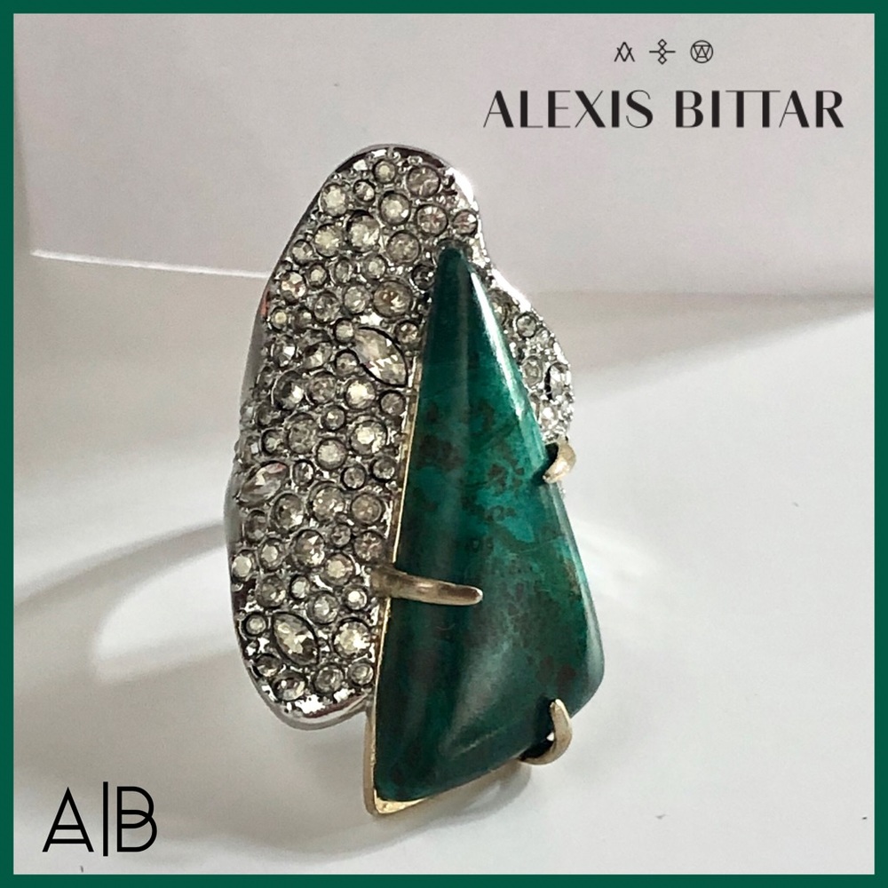 Alexis Bittar Roxbury Crystal Encrusted Ring